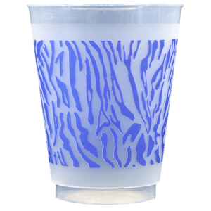 Pre-Printed Frost-Flex Cups<br> Tiger (purple)