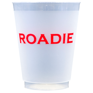 Pre-Printed Frost-Flex Cups<br> Roadie (red)