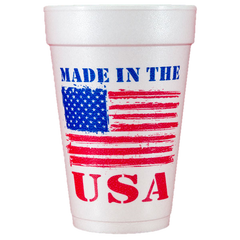 Pre-Printed Styrofoam Cups<br> Made in the USA