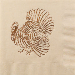 Pre-Printed Beverage Napkins<br> Turkey