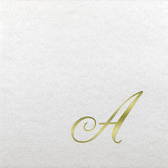 Pre-Printed Beverage Napkins<br> Linun Initial (Quill)