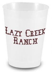 Personalized Frosted Plastic Cups