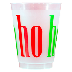 Pre-Printed Frost-Flex Cups<br> ho ho ho