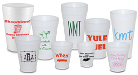 Personalized Styrofoam Cups | Limelight Paper