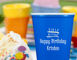 Personalized custom cups of all types for your next party, wedding or other celebration.