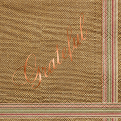 Pre-Printed Beverage Napkins<br> Grateful
