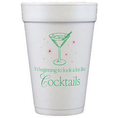 Pre-Printed Styrofoam Cups<br> It's Beginning To...