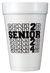 Pre-Printed Styrofoam Cups<br> SENIOR 2024