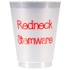 Pre-Printed Frost-Flex Cups<br> Redneck Stemware