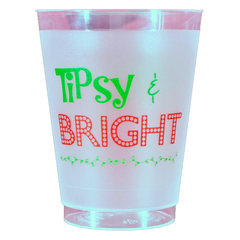 Pre-Printed Frost-Flex Cups<br> Tipsy & Bright