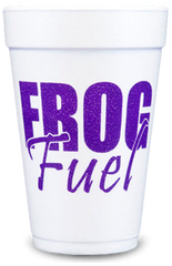 Pre-Printed Styrofoam Cups<br> Frog Fuel