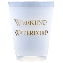 Pre-Printed Frost-Flex Cups<br> Weekend Waterford (gold)