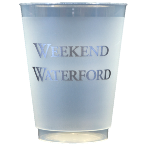 Pre-Printed Frost-Flex Cups<br> Weekend Waterford (silver)