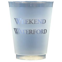 Pre-Printed Frost-Flex Cups<br> Weekend Waterford (silver)