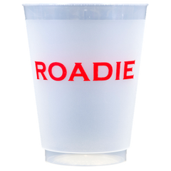 Pre-Printed Frost-Flex Cups<br> Roadie (red)