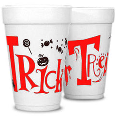 Pre-Printed Styrofoam Cups<br> Trick r Treat