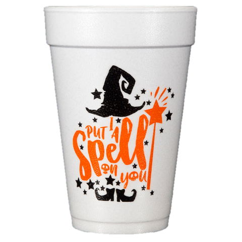 Pre-Printed Styrofoam Cups<br> I'll Put A Spell On You