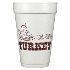 Pre-Printed Styrofoam Cups<br> team TURKEY